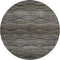 8' Chocolate And Gray Abstract Geometric Washable Round Rug With UV Protection