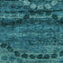 9' X 12' Turquoise And Aqua Abstract Geometric Washable Area Rug With UV Protection