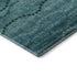 9' X 12' Turquoise And Aqua Abstract Geometric Washable Area Rug With UV Protection