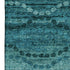9' X 12' Turquoise And Aqua Abstract Geometric Washable Area Rug With UV Protection