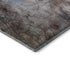8' Taupe And Gray Abstract Washable Round Rug With UV Protection