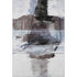 5' X 8' Brown And Ivory Abstract Washable Area Rug With UV Protection