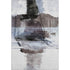 8' X 10' Brown And Ivory Abstract Washable Area Rug With UV Protection