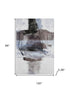8' X 10' Brown And Ivory Abstract Washable Area Rug With UV Protection