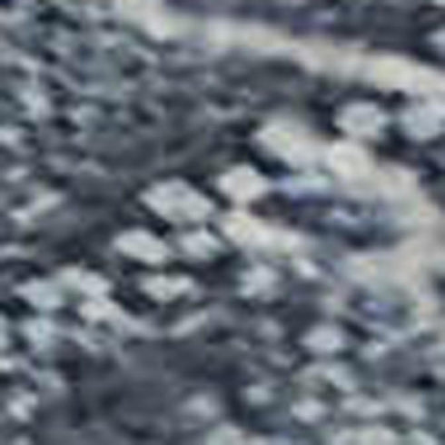 5' X 8' Blue And Ivory Abstract Washable Area Rug With UV Protection