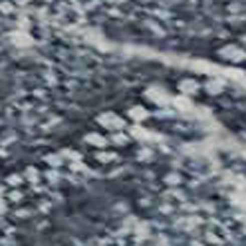5' X 8' Blue And Ivory Abstract Washable Area Rug With UV Protection