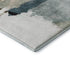 5' X 8' Green And Ivory Abstract Washable Area Rug With UV Protection