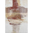 8' X 10' Terra Cotta And Ivory Abstract Washable Area Rug With UV Protection