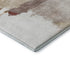 8' X 10' Terra Cotta And Ivory Abstract Washable Area Rug With UV Protection