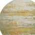 8' Sage And Ivory Abstract Washable Round Rug With UV Protection