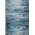5' X 8' Blue And Gray Abstract Washable Area Rug With UV Protection