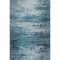8' X 10' Blue And Gray Abstract Washable Area Rug With UV Protection