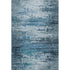 8' X 10' Blue And Gray Abstract Washable Area Rug With UV Protection