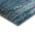 8' X 10' Blue And Purple Abstract Washable Area Rug With UV Protection