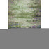 8' X 10' Green And Purple Abstract Washable Area Rug With UV Protection