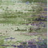 8' X 10' Green And Purple Abstract Washable Area Rug With UV Protection