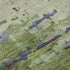 8' X 10' Green And Purple Abstract Washable Area Rug With UV Protection