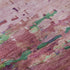 8' X 10' Pink And Green Abstract Washable Area Rug With UV Protection
