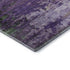 5' X 8' Purple And Green Abstract Washable Area Rug With UV Protection