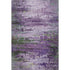 8' X 10' Purple And Green Abstract Washable Area Rug With UV Protection
