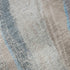 8' Brown And Blue Abstract Washable Round Rug With UV Protection