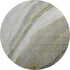 8' Pewter And Gray Abstract Washable Round Rug With UV Protection