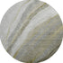 8' Pewter And Gray Abstract Washable Round Rug With UV Protection