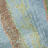5' X 8' Blue And Copper Abstract Washable Area Rug With UV Protection