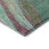 8' X 10' Green And Blush Abstract Washable Area Rug With UV Protection