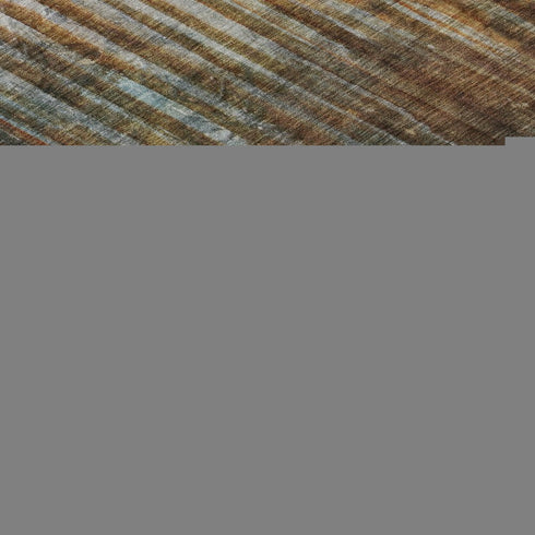 5' X 8' Rust And Gray Abstract Washable Area Rug With UV Protection
