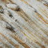 8' Rust And Gray Abstract Washable Round Rug With UV Protection