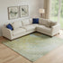 8' X 10' Beige And Ivory Abstract Washable Area Rug With UV Protection