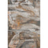 5' X 8' Brown And Gray Abstract Washable Area Rug With UV Protection