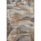 8' X 10' Brown And Gray Abstract Washable Area Rug With UV Protection