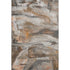 8' X 10' Brown And Gray Abstract Washable Area Rug With UV Protection