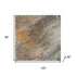 8' X 10' Brown And Gray Abstract Washable Area Rug With UV Protection