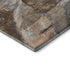 8' X 10' Brown And Gray Abstract Washable Area Rug With UV Protection