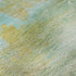 9' X 12' Green And Teal Abstract Washable Area Rug With UV Protection
