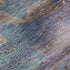5' X 8' Coffee And Blue Abstract Washable Area Rug With UV Protection