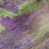 8' Purple And Green Abstract Washable Round Rug With UV Protection
