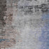 5' X 8' Brown And Blue Abstract Washable Area Rug With UV Protection