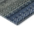 5' X 8' Blue And Gray Geometric Washable Area Rug With UV Protection