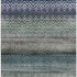8' X 10' Blue And Gray Geometric Washable Area Rug With UV Protection