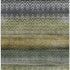 5' X 8' Green And Charcoal Geometric Washable Area Rug With UV Protection