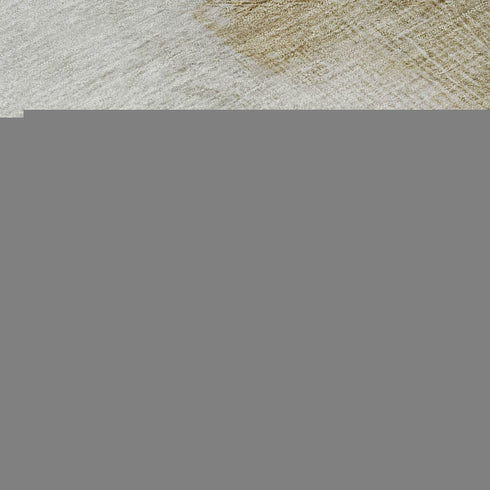 5' X 8' Green And Ivory Abstract Washable Area Rug With UV Protection