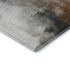 5' X 8' Rust And Ivory Abstract Washable Area Rug With UV Protection