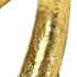 4" Gold Cast Iron Swan Hand Painted Figurine