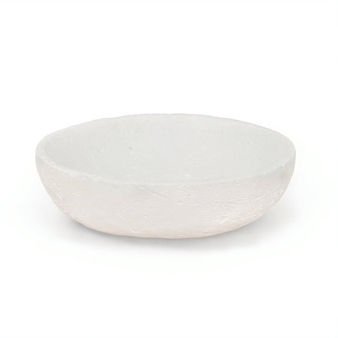 3" Beige Cement Hand Painted Decorative Bowl