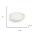 3" Beige Cement Hand Painted Decorative Bowl