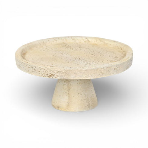 4" Beige Cement Hand Painted Decorative Bowl
